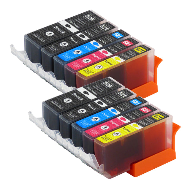 Premium Compatible Canon PGI-520/CLI-521XL Ink Cartridge Multipack