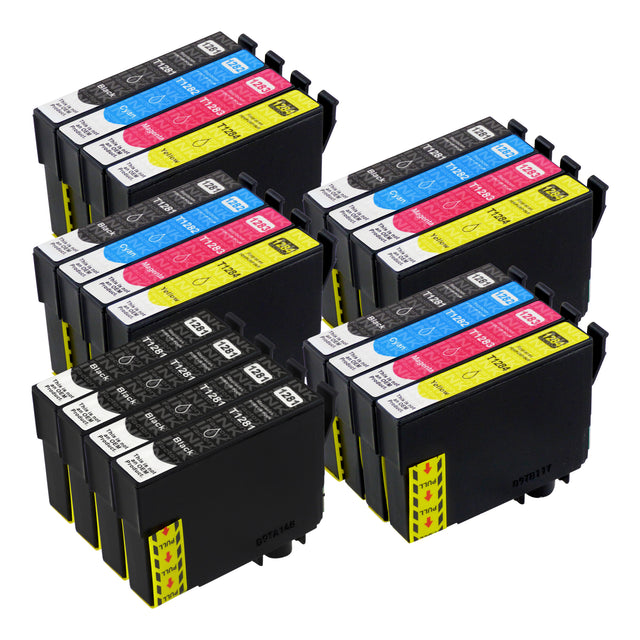 Premium Compatible Epson T1285 (4 Black & 4 Multipack)