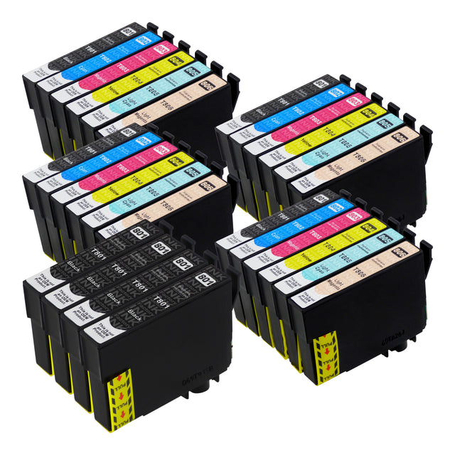 Premium Compatible Epson T0807 (4 Black & 4 Multipack)