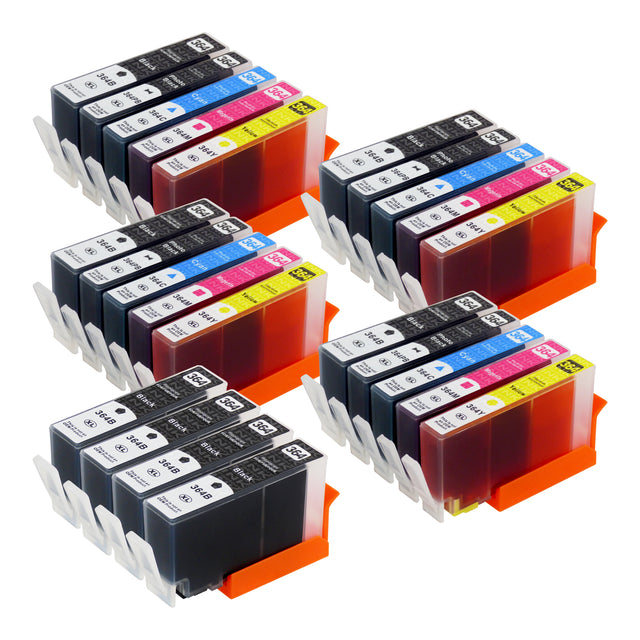 Premium Compatible HP 364XL + Photo Black (4 Black, 4 Multipack & 4 Photo Black)