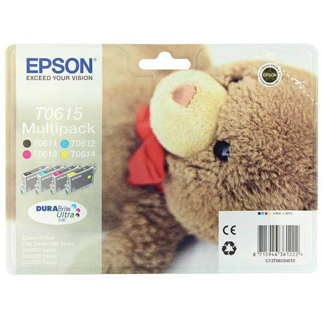 Original Epson T0615 Ink Cartridges Multipack