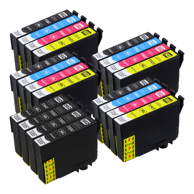 Premium Compatible Epson 502XL (4 Black & 4 Multipack)