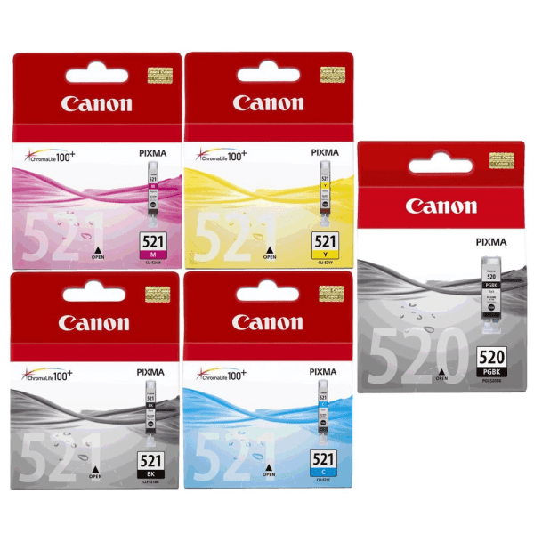 Original Canon PGI-520/CLI-521 Ink Cartridge Multipack